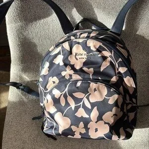 kate spade | Bags | Kate Spade Floral Backpack In Navy And  display picture 2